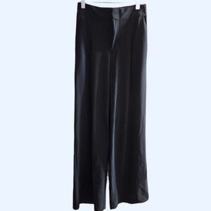 Athleta Elegant Black Wide-Leg Pants | Size 0